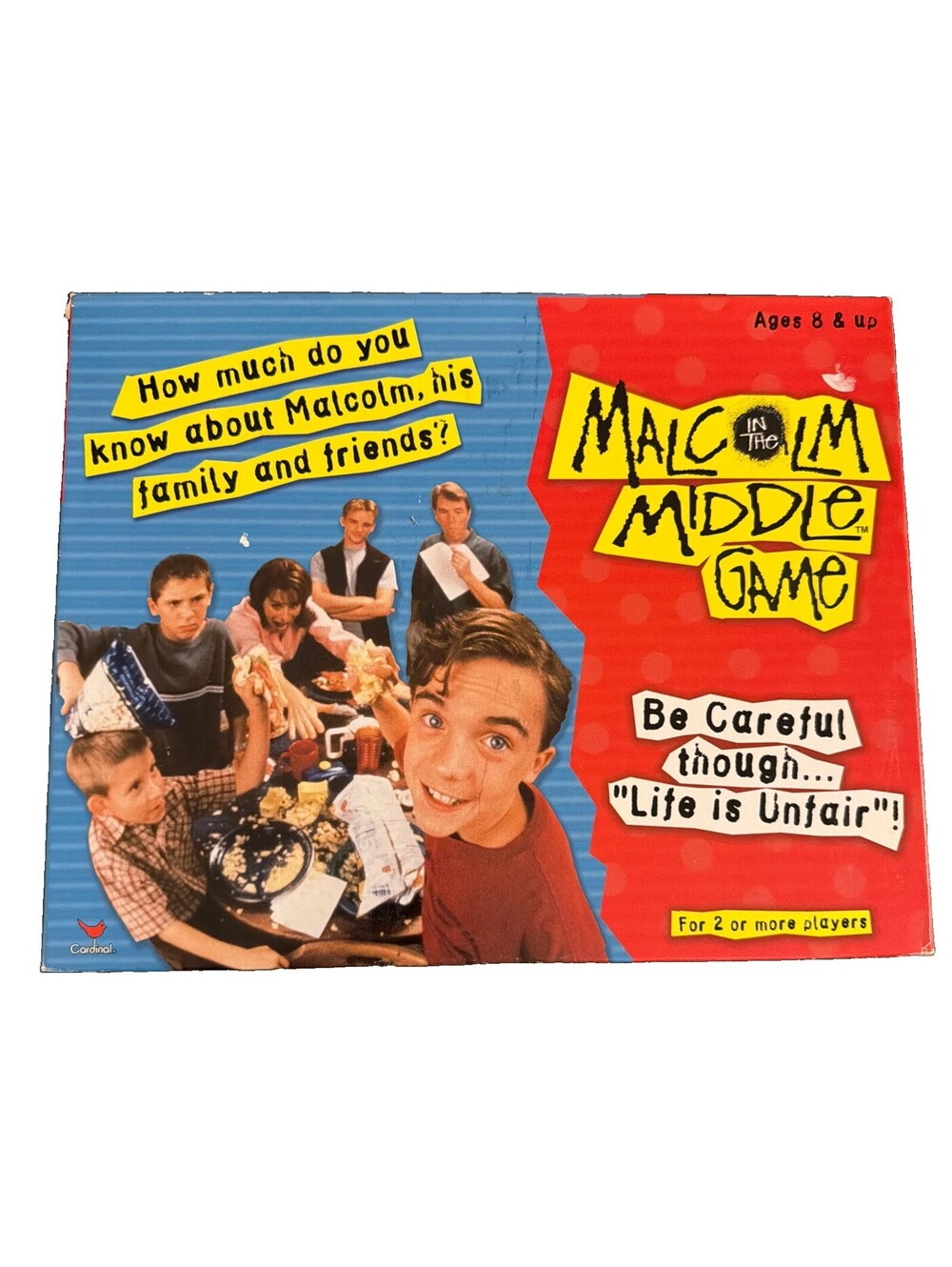 Vintage Malcolm in the Middle Game Cardinal Style #6500 RARE Collectible
